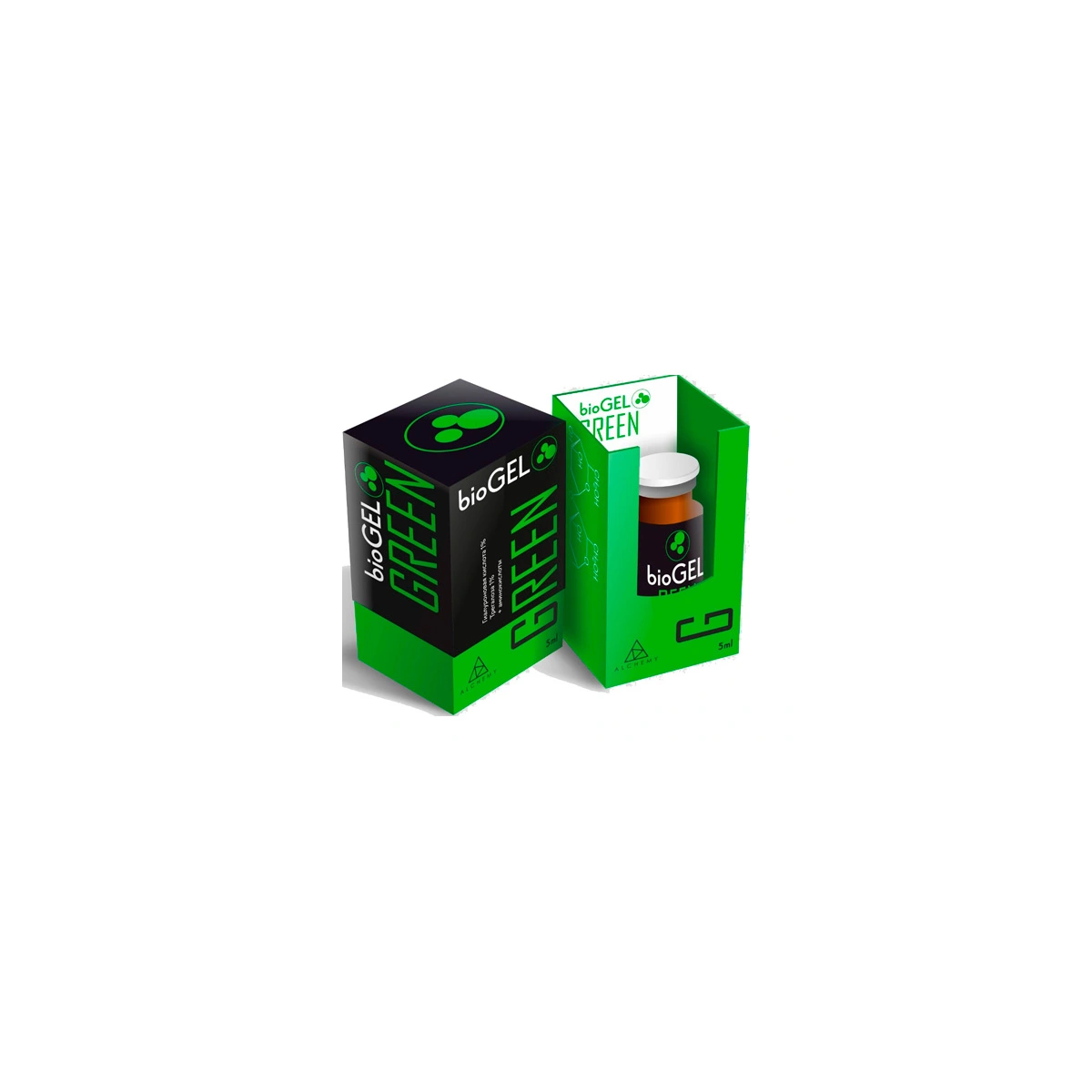 BIOGEL Гель косметический bioGEL GREEN, 5 мл