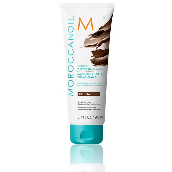 Купить Тонирующая маска Cocoa Color Depositing Mask, 200 мл Moroccanoil Тонирующая маска Cocoa Color Depositing Mask, 200 мл
