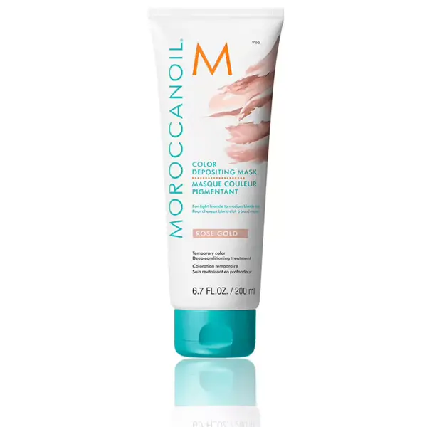 Купить Тонирующая маска Rose Gold Color Depositing Mask, 200 мл Moroccanoil Тонирующая маска Rose Gold Color Depositing Mask, 200 мл
