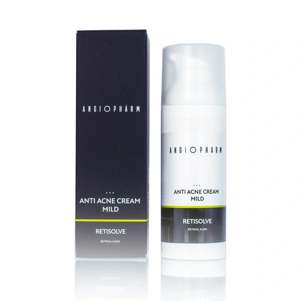 ANGIOPHARM Крем для проблемной кожи с ретиналем Anti Acne Cream MILD Retisolve, 50 мл