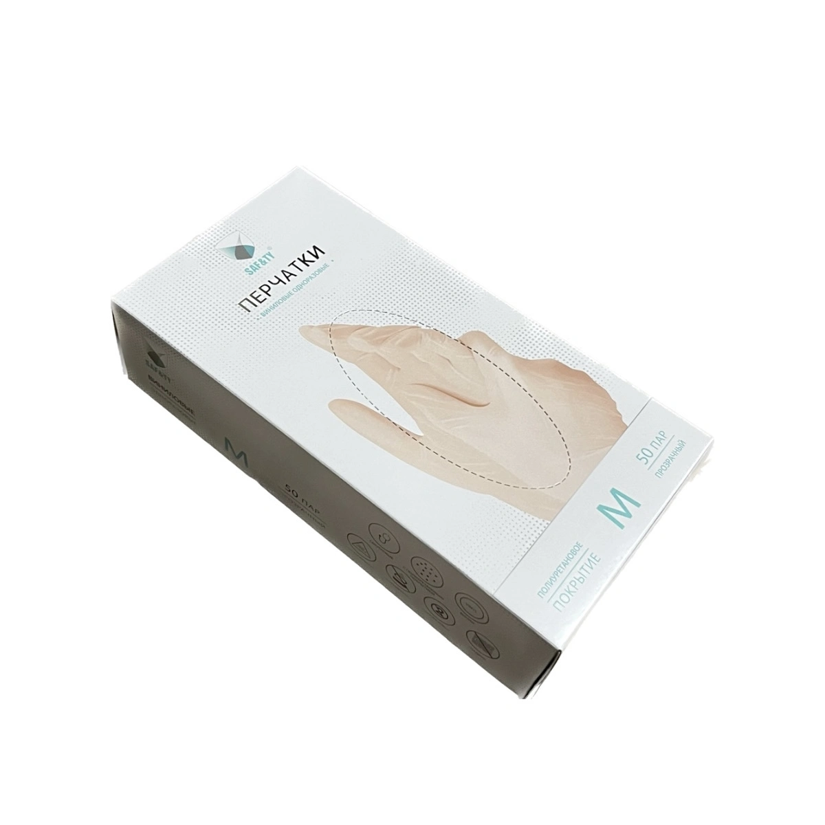 Купить Перчатки виниловые Vinyl Gloves, размер М, 50 пар/уп. Wally Plastic Wally Plastic Перчатки виниловые Vinyl Gloves, размер М, 50 пар/уп. Wally Plastic