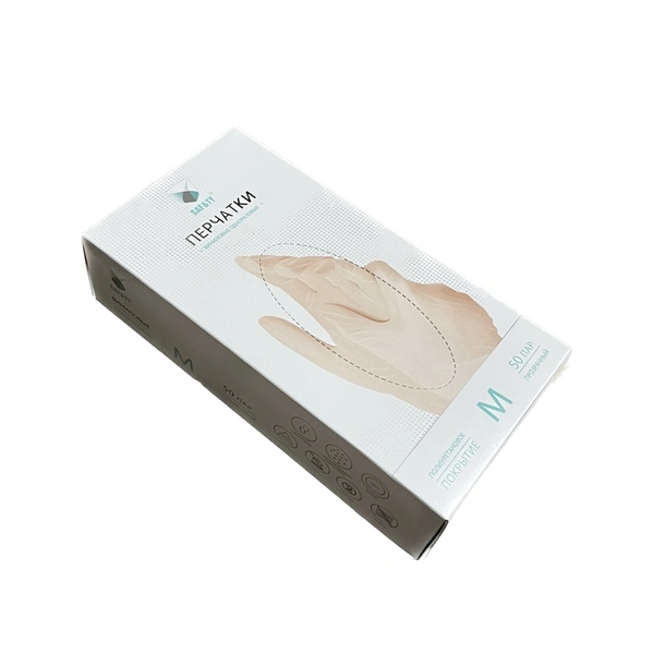 Купить Перчатки виниловые Vinyl Gloves, размер М, 50 пар/уп. Wally Plastic Wally Plastic Перчатки виниловые Vinyl Gloves, размер М, 50 пар/уп. Wally Plastic