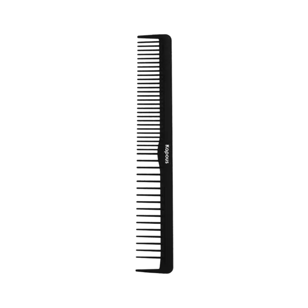 Kapous Professional Расческа парикмахерская «Carbon fiber» 172*27 мм