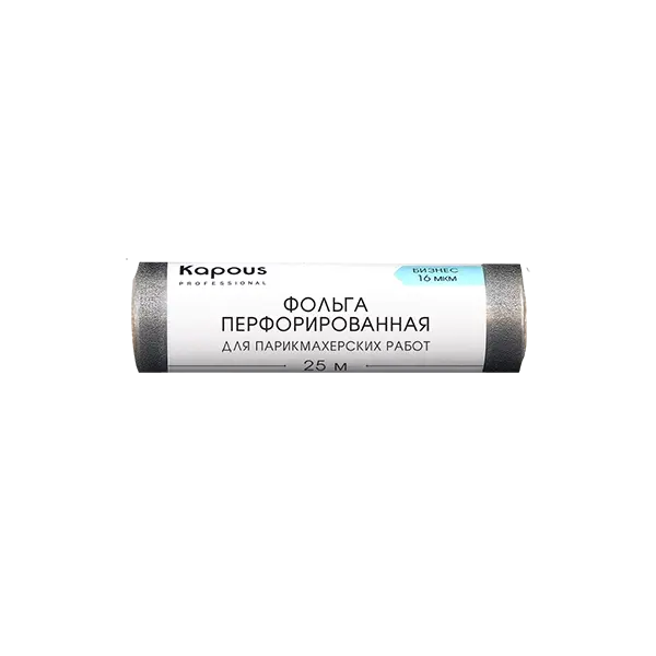 Купить Фольга алюминиевая перфорированная для парикмахерских работ 16 мкм, 25 м Kapous Professional Фольга алюминиевая перфорированная для парикмахерских работ 16 мкм, 25 м