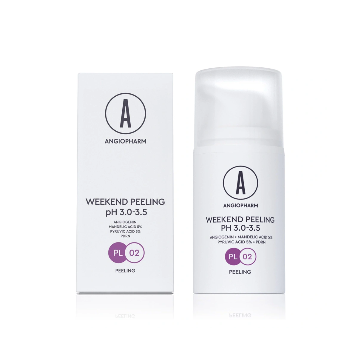 ANGIOPHARM Пилинг выходного дня с ПДРН Weekend Peeling Ph 3.0-3.5, 15 мл
