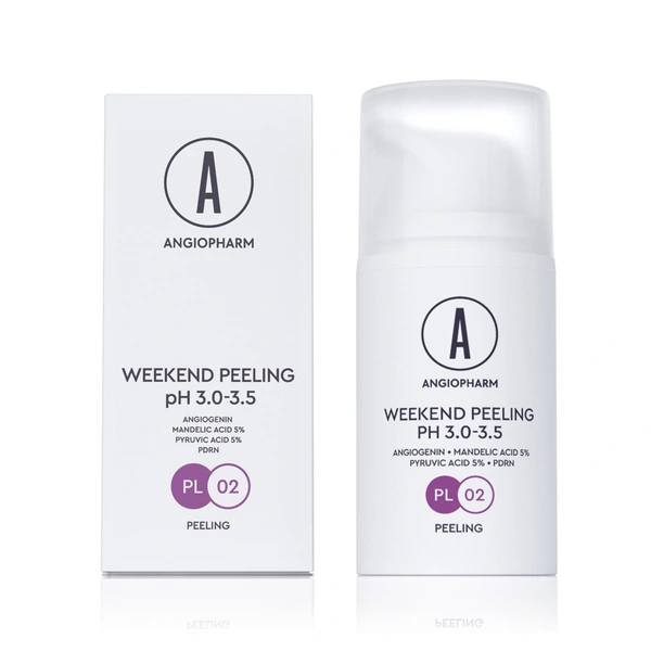 ANGIOPHARM Пилинг выходного дня с ПДРН Weekend Peeling Ph 3.0-3.5, 15 мл