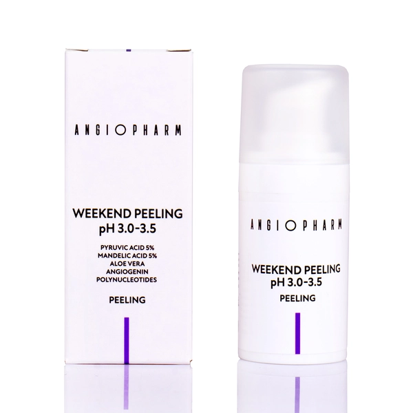 Купить Пилинг выходного дня с ПДРН Weekend Peeling Ph 3.0-3.5, 15 мл ANGIOPHARM Пилинг выходного дня с ПДРН Weekend Peeling Ph 3.0-3.5, 15 мл