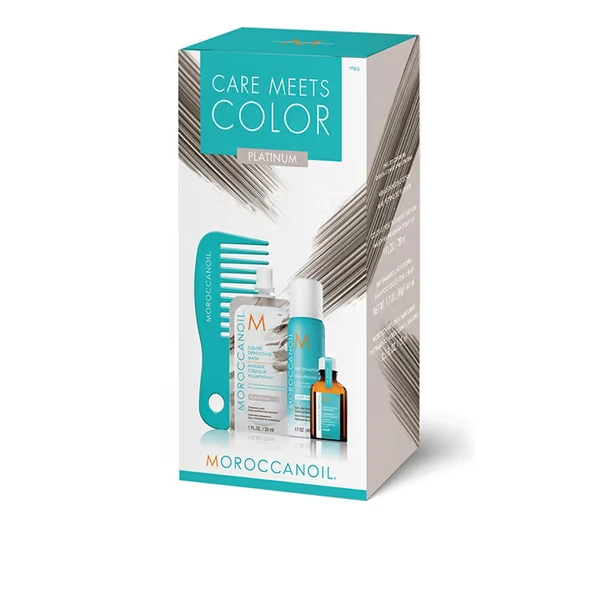 Купить Набор Care Meets Color Platinum Moroccanoil Набор Care Meets Color Platinum