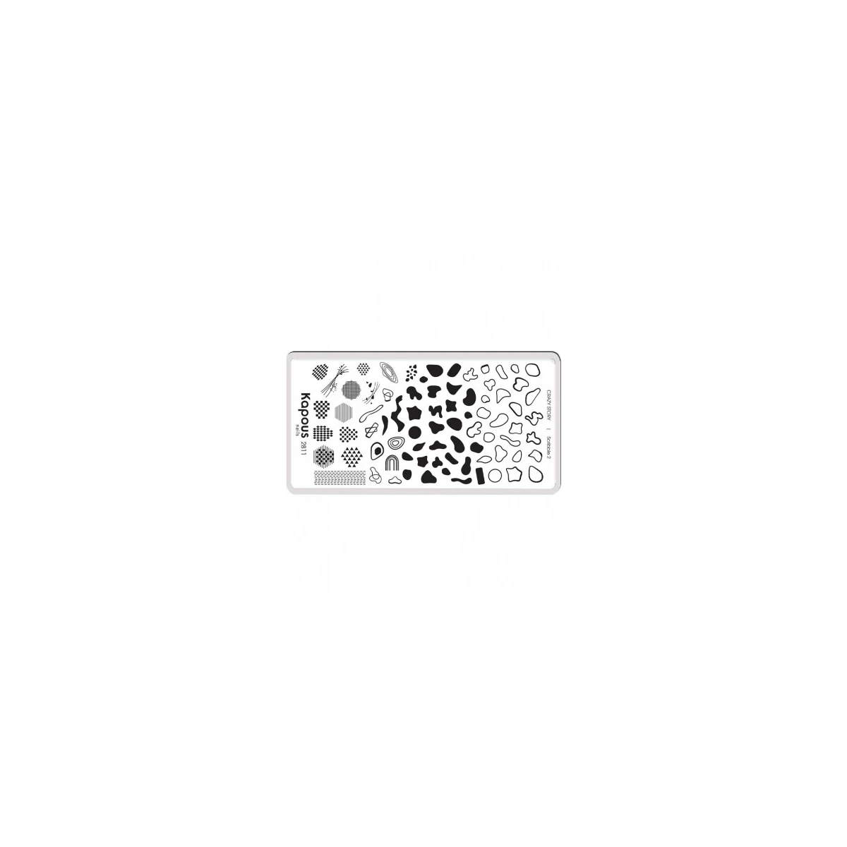 Купить Scribble 2, пластина для стемпинга «Crazy story» Kapous Professional Scribble 2, пластина для стемпинга «Crazy story»