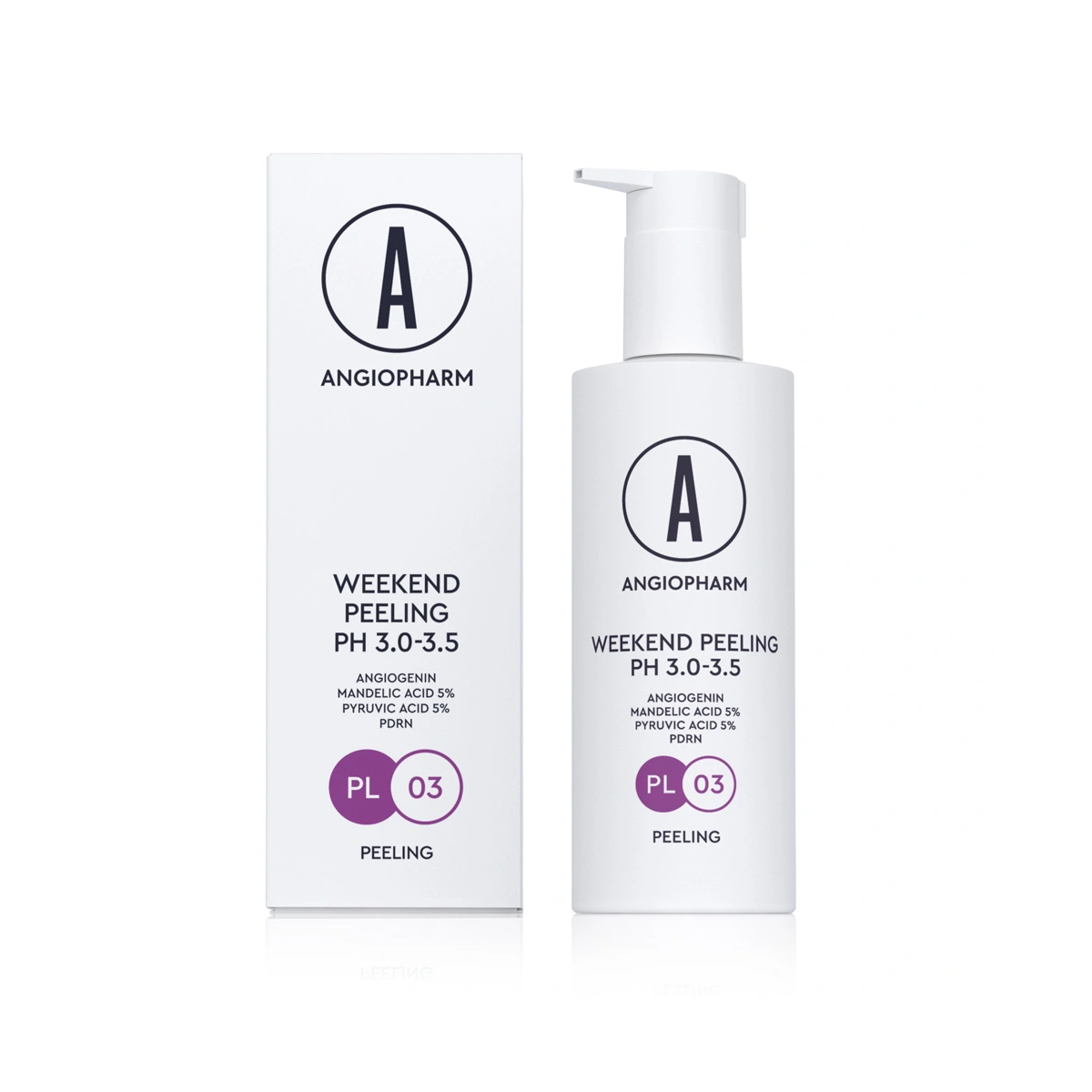 ANGIOPHARM Пилинг выходного дня с ПДРН Weekend Peeling Ph 3.0-3.5, 100 мл