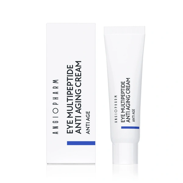 ANGIOPHARM Мультипептидный омолаживающий крем для кожи вокруг глаз Eye Multipeptide Anti-aging Cream, 5 мл
