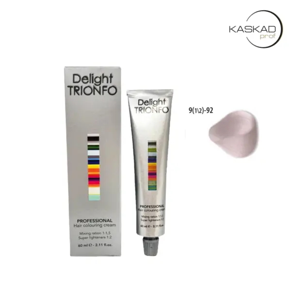 Купить 9-1/2-92 фиолетовый-пепельный, стойкая крем-краска для волос Delight Trionfo, 60 мл Constant Delight 9-1/2-92 фиолетовый-пепельный, стойкая крем-краска для волос Delight Trionfo, 60 мл