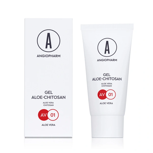ANGIOPHARM Гель Алоэ-хитозан Gel Aloe-Сhitosan, 30 мл