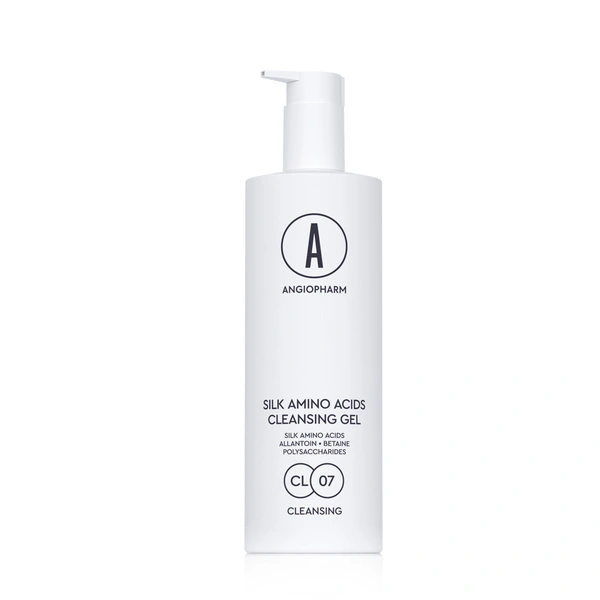 ANGIOPHARM Гель для умывания с аминокислотами шелка Silk amino acids Cleansing Gel, 400 мл