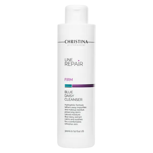 Купить Гидрофильный гель «Голубая маргаритка» Line Repair Firm Blue Daisy Cleanser, 300 мл CHRISTINA Гидрофильный гель «Голубая маргаритка» Line Repair Firm Blue Daisy Cleanser, 300 мл