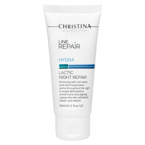 Купить Восстанавливающий ночной крем с молочной кислотой Line Repair Hydra Lactic Night Repair, 60 мл CHRISTINA Восстанавливающий ночной крем с молочной кислотой Line Repair Hydra Lactic Night Repair, 60 мл