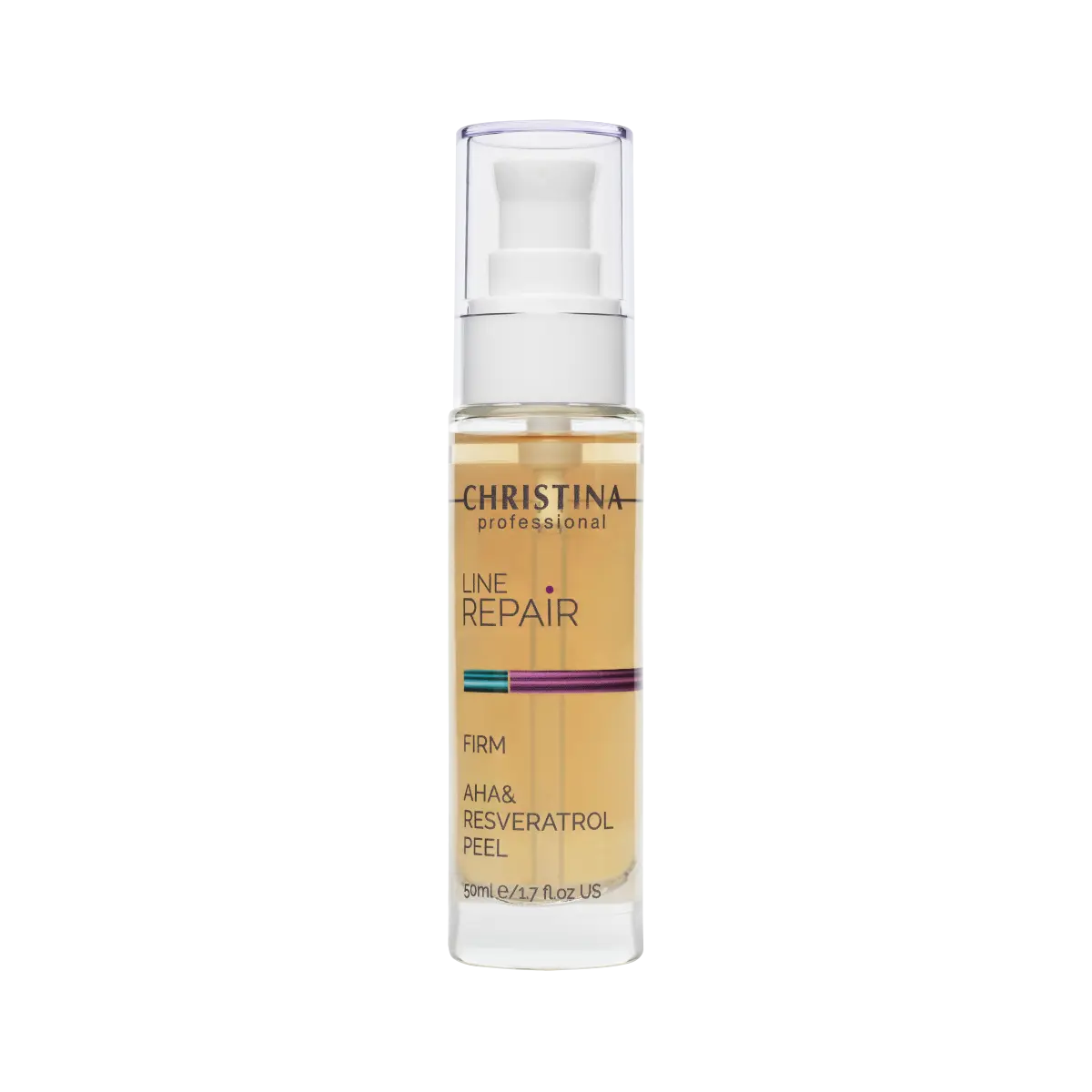 CHRISTINA Кислотный пилинг с ресвератролом Line Repair Firm AHA & Resveratrol Peel, 50 мл