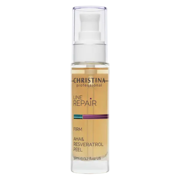 CHRISTINA Кислотный пилинг с ресвератролом Line Repair Firm AHA & Resveratrol Peel, 50 мл