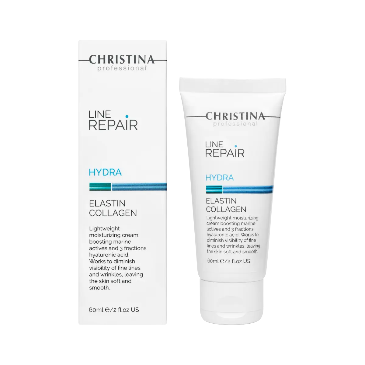 CHRISTINA Увлажняющий крем «Эластин, коллаген» Line Repair Elastin Collagen, 60 мл