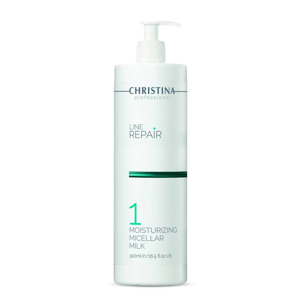 Купить Увлажняющее мицеллярное молочко (шаг 1) Line Repair-1 Moisturizing Micellar Milk, 500 мл CHRISTINA Увлажняющее мицеллярное молочко (шаг 1) Line Repair-1 Moisturizing Micellar Milk, 500 мл
