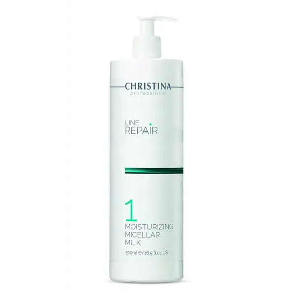 Купить Увлажняющее мицеллярное молочко (шаг 1) Line Repair-1 Moisturizing Micellar Milk, 500 мл CHRISTINA Увлажняющее мицеллярное молочко (шаг 1) Line Repair-1 Moisturizing Micellar Milk, 500 мл