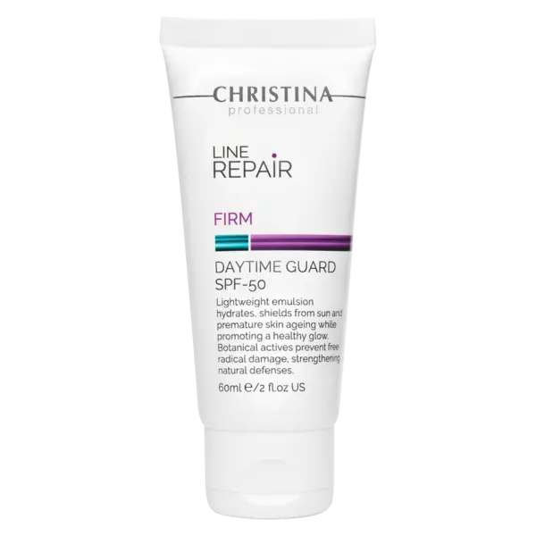 Купить Легкий защитный дневной крем SPF 50 Line Repair-Firm Daytime Guard SPF 50, 60 мл CHRISTINA Легкий защитный дневной крем SPF 50 Line Repair-Firm Daytime Guard SPF 50, 60 мл