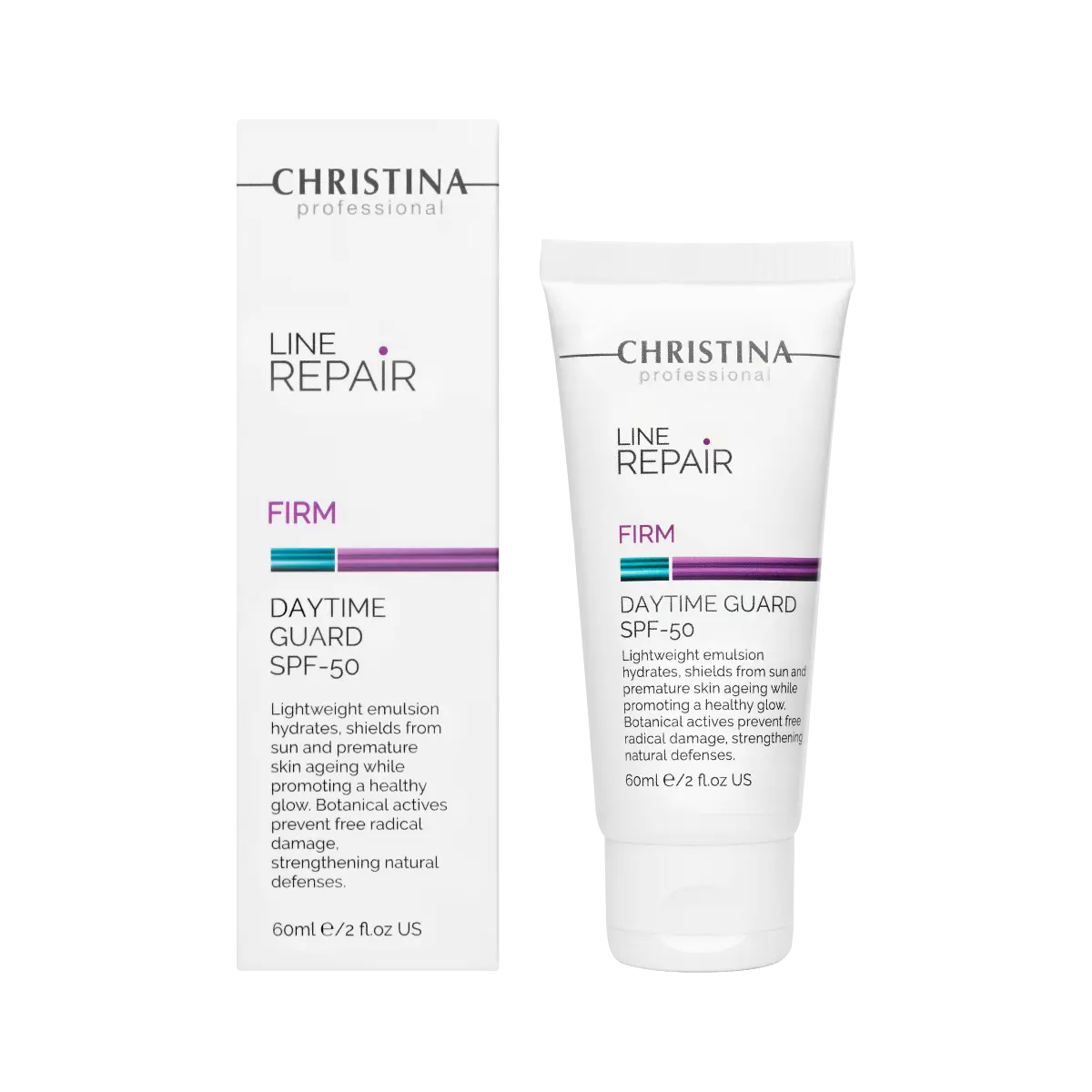 CHRISTINA Легкий защитный дневной крем SPF 50 Line Repair-Firm Daytime Guard SPF 50, 60 мл