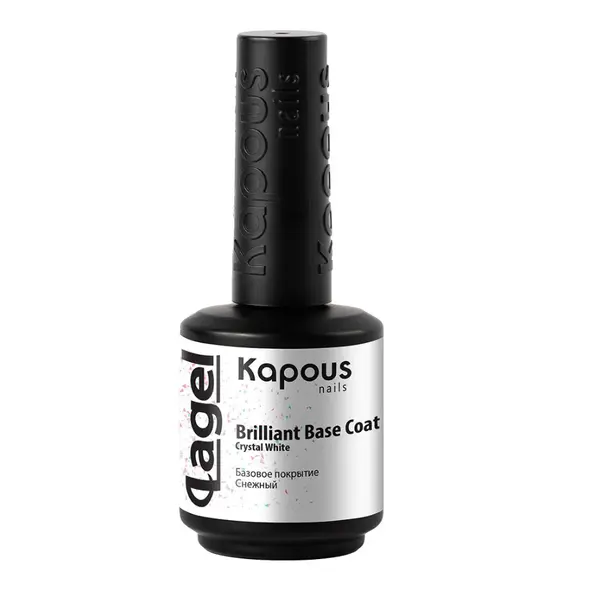 Купить 2942 Базовое покрытие Снежный «Вrilliant Base Coat Crystal White», 15 мл Kapous Professional 2942 Базовое покрытие Снежный «Вrilliant Base Coat Crystal White», 15 мл