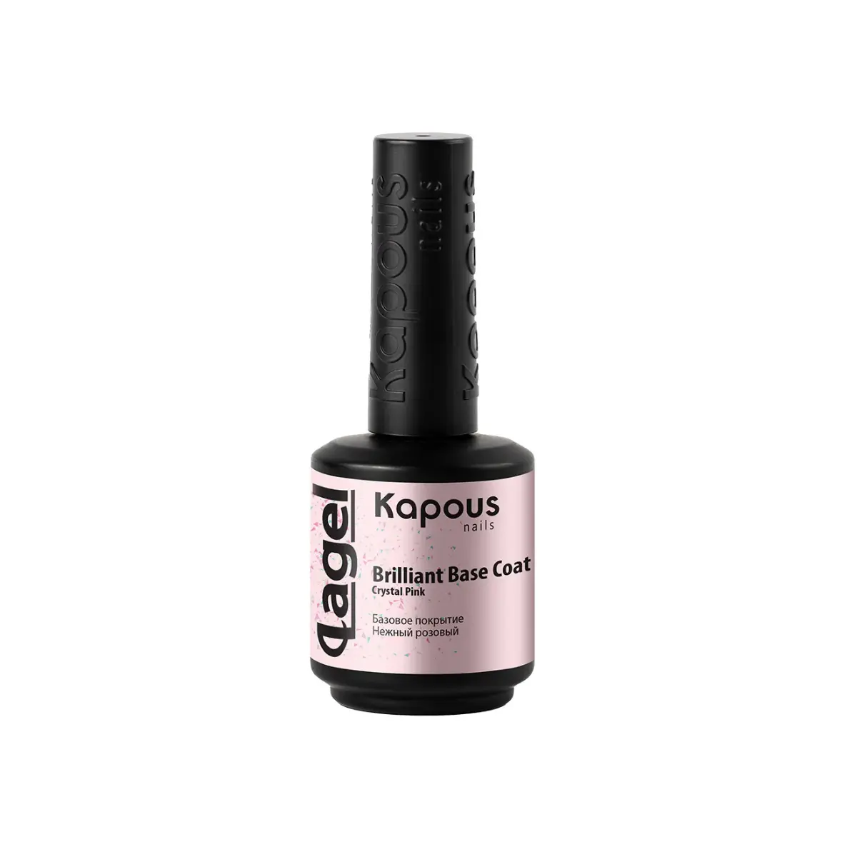 Купить 2941 Базовое покрытие Нежный розовый «Вrilliant Base Coat Crystal Pink», 15 мл Kapous Professional 2941 Базовое покрытие Нежный розовый «Вrilliant Base Coat Crystal Pink», 15 мл