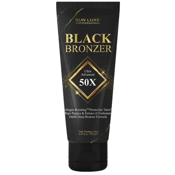 Купить Лосьон для загара в солярии «Black Bronzer 50x», 125 мл SUN LUXE Лосьон для загара в солярии «Black Bronzer 50x», 125 мл