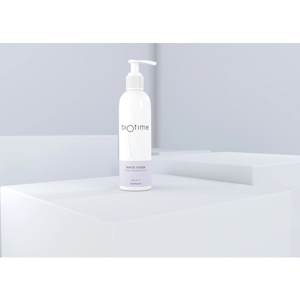 Купить Тоник Уайт с фитиновой кислотой Toner White Biotime, флакон 200 мл BIOTIME Тоник Уайт с фитиновой кислотой Toner White Biotime, флакон 200 мл