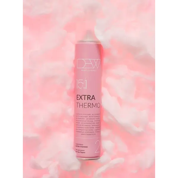 Dew Professional Новинка! Лак для волос экстра THERMO 15 в 1, 500 мл