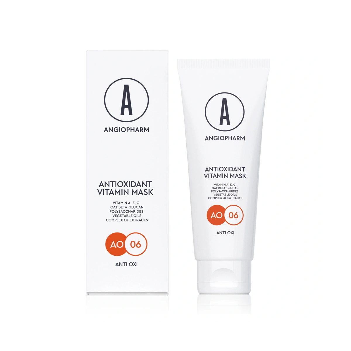 Купить Антиоксидантная маска с витаминами А,Е,С Antioxidant Vitamin Mask, 75 мл ANGIOPHARM Антиоксидантная маска с витаминами А,Е,С Antioxidant Vitamin Mask, 75 мл