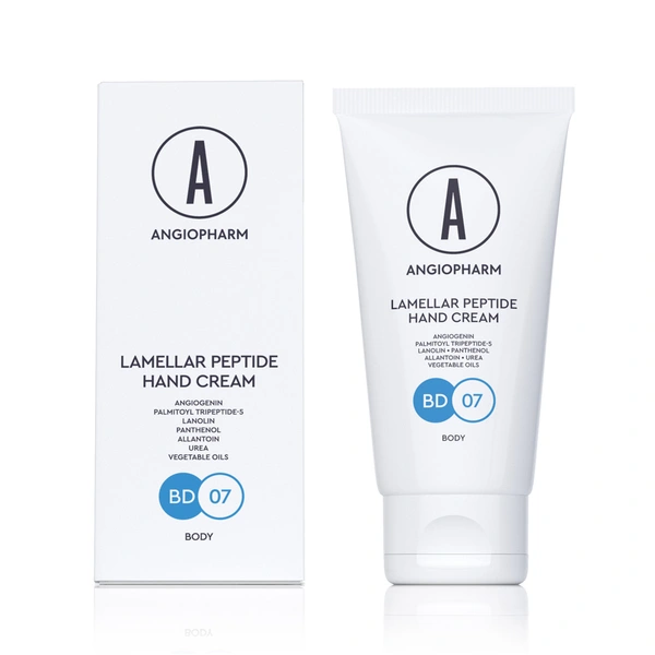 Купить Ламеллярный крем для рук с пептидами Lamellar Peptide Hand Cream, 50 мл ANGIOPHARM Ламеллярный крем для рук с пептидами Lamellar Peptide Hand Cream, 50 мл