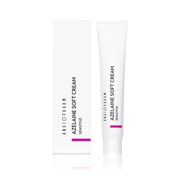 ANGIOPHARM Азелаиновый крем для чувствительной кожи, Azelaine Soft Cream, 7 мл