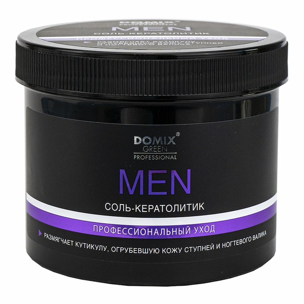 Купить Соль-кератолитик MEN, 500 гр DOMIX Соль-кератолитик MEN, 500 гр