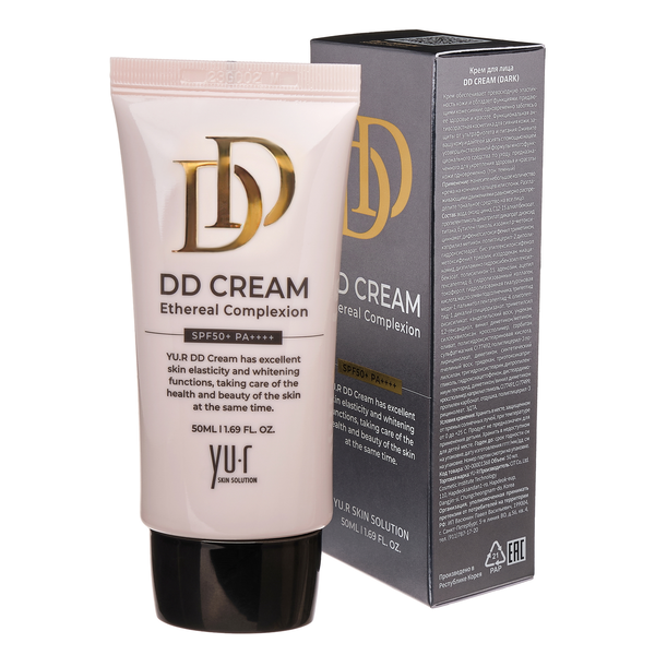 Купить Крем корректирующий для лица Yu.r DD Cream (Dark), SPF50+, PA++++, 50 мл YU-R Крем корректирующий для лица Yu.r DD Cream (Dark), SPF50+, PA++++, 50 мл