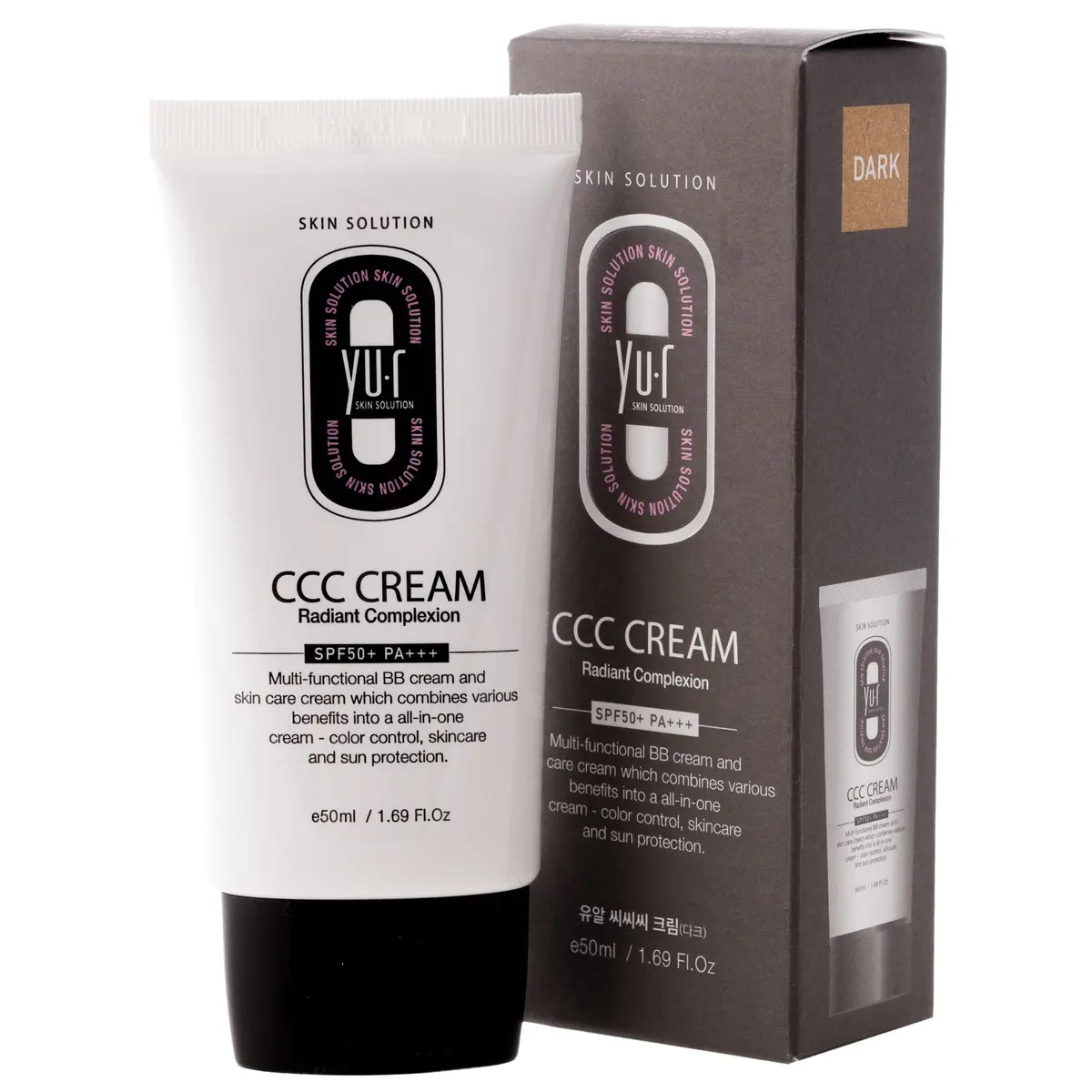YU-R ME Крем корректирующий для лица Yu.r ССС Cream SPF50+ (DARK), 50 мл