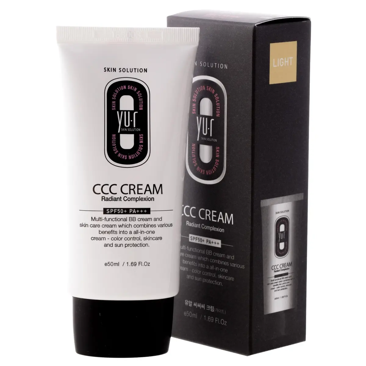 YU-R ME Крем корректирующий для лица Yu.r ССС Cream SPF50+ (LIGHT), 50 мл