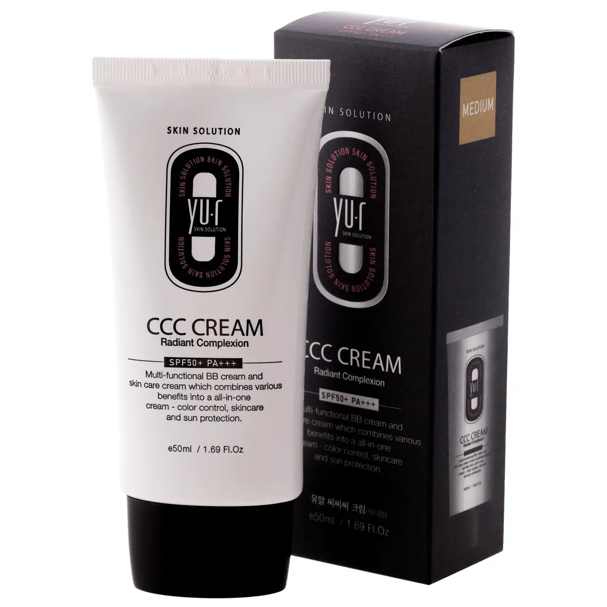 YU-R ME Крем корректирующий для лица Yu.r ССС Cream SPF50+ (MEDIUM), 50 мл