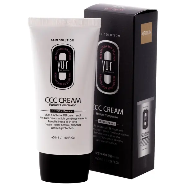 Купить Крем корректирующий для лица Yu.r ССС Cream SPF50+ (MEDIUM), 50 мл YU-R ME Крем корректирующий для лица Yu.r ССС Cream SPF50+ (MEDIUM), 50 мл