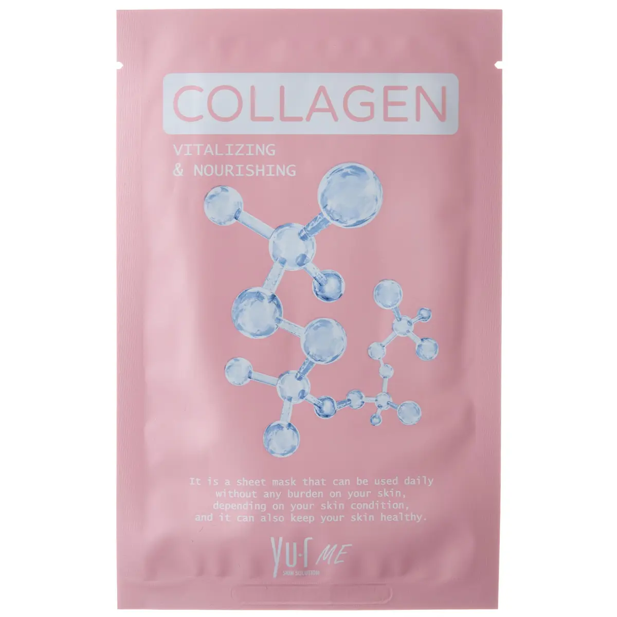 Купить Тканевая маска для лица с коллагеном Yu.R Me Collagen Sheet Mask, 25 г YU-R ME Тканевая маска для лица с коллагеном Yu.R Me Collagen Sheet Mask, 25 г