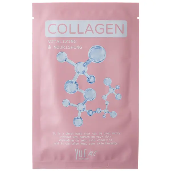 Купить Тканевая маска для лица с коллагеном Yu.R Me Collagen Sheet Mask, 25 г YU-R ME Тканевая маска для лица с коллагеном Yu.R Me Collagen Sheet Mask, 25 г