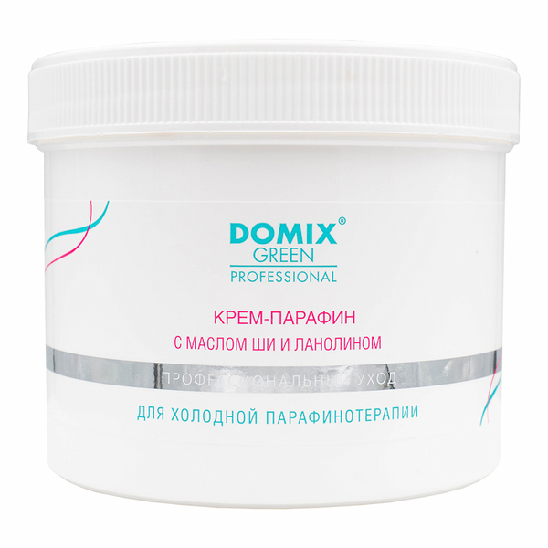 Domix Green Professional Крем-парафин с маслом ши и ланолином, 500 мл