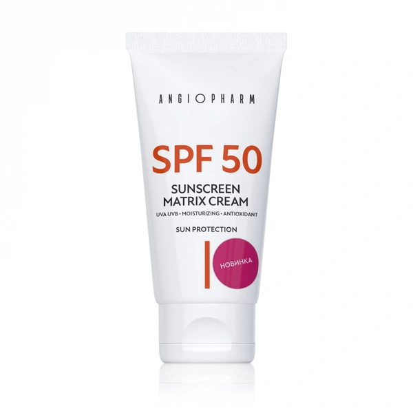 ANGIOPHARM Солнцезащитный крем SPF 50 IV, 50 мл
