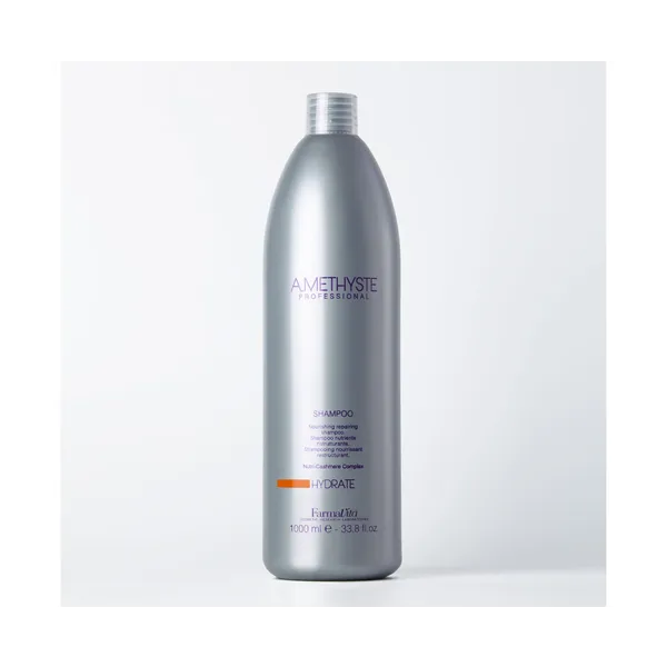 FarmaVita Шампунь Увлажняющий для сухих и повреждённых волос Amethyste Hydrate Shampoo, 1000 мл