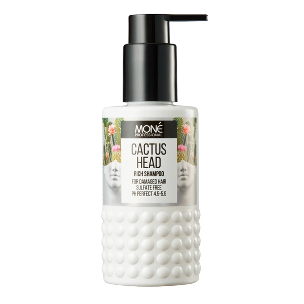 Mone Professional Ультранасыщенный шампунь для сухих и поврежденных волос Cactus Head Rich Shampoo, 150 мл