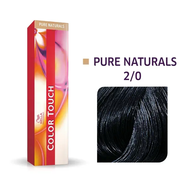 Wella Professionals 2/0 черный, тонир. крем-краска д/волос без аммиака Color Touch, 60 мл