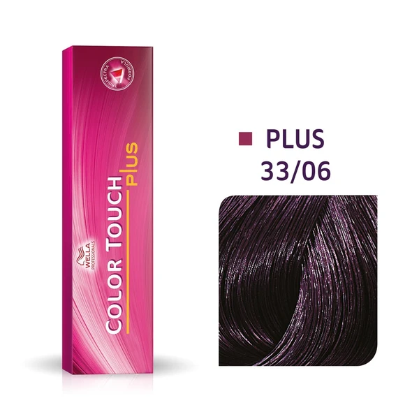 Wella Professionals 33/06 фуксия, крем-краска оттеночная Color Touch Plus, 60 мл