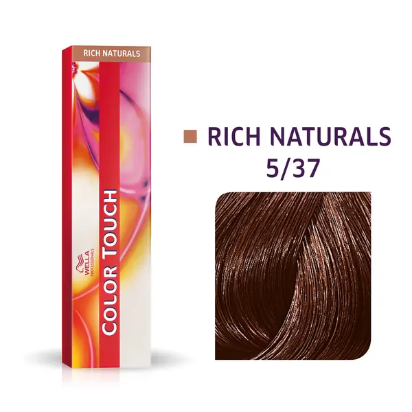 Wella Professionals 5/37 принцесса амазонок, тонир. крем-краска д/волос без аммиака Color Touch, 60 мл